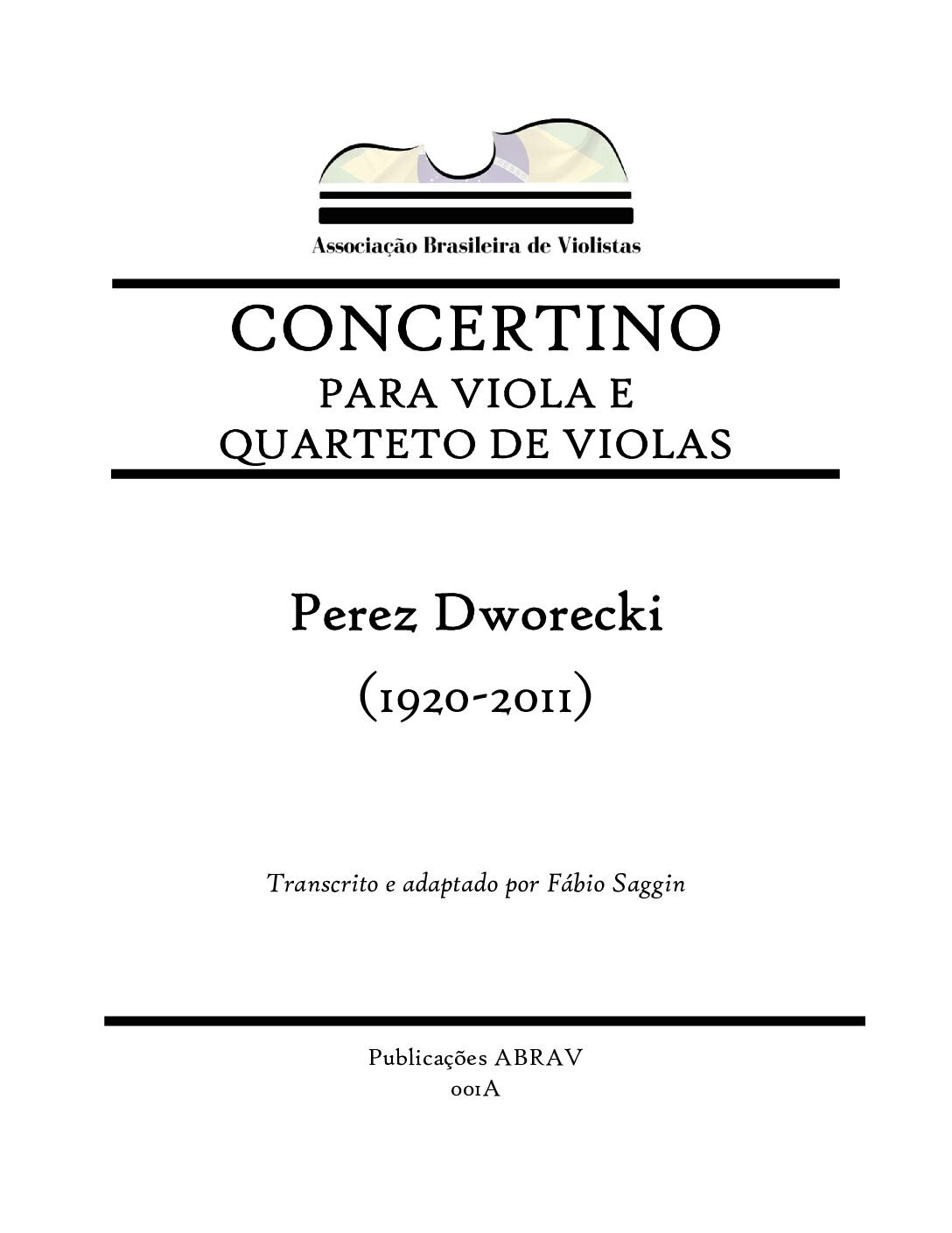 DWORECKI - Concertino - 4va va